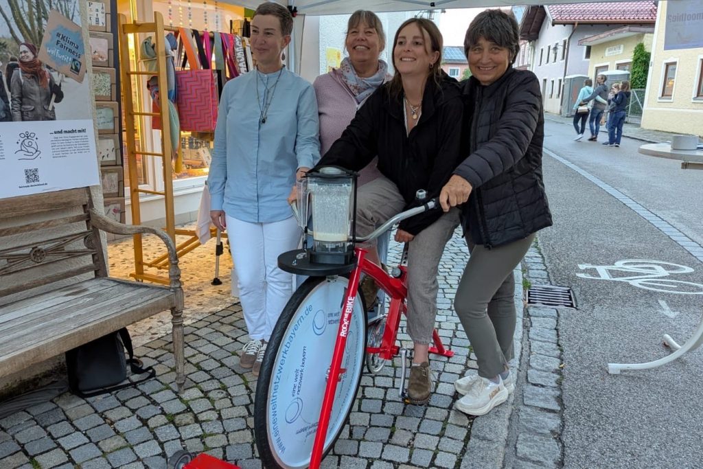 Steuerungsgruppe Waging mit Smoothiebike