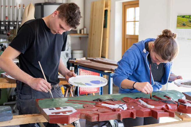 Törringer Maibaumschiler