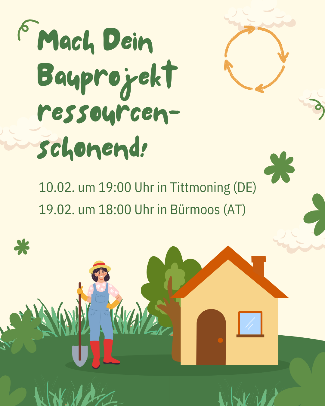 Plakat Bauherrenabend